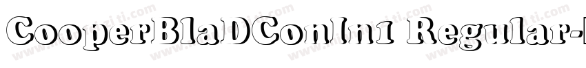 CooperBlaDConIn1 Regular字体转换